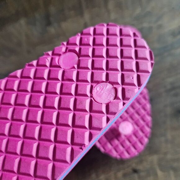 Michael Kors toddler flip flops colorful 9 10 - Picture 3 of 4